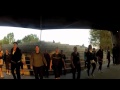 Marching new recruits last day of Hellweek