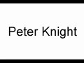 peter knight rips it up