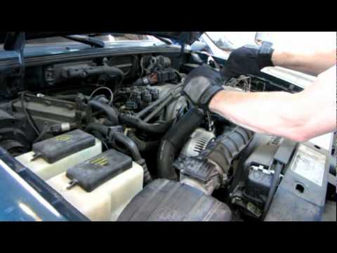 98 Ford Ranger 3.0 V6 – replace alternator and serpentine belt