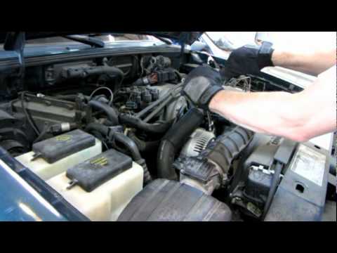 how to replace alternator belt