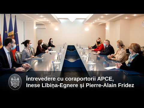 Președintele Maia Sandu s- a întâlnit cu coraportorii Comisiei de monitorizare a APCE