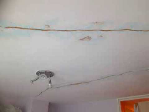 how to patch cracks in ceiling