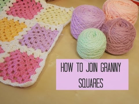 how to fasten granny squares