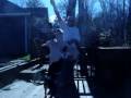 videos de blue pitbull Fria showing Ganja how its done 001