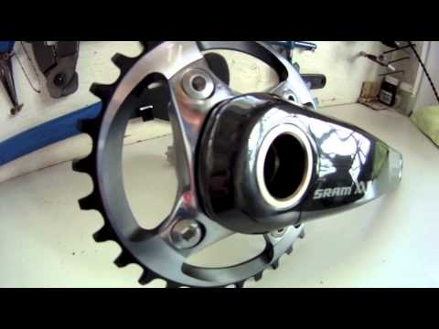 how to remove xx1 crankset