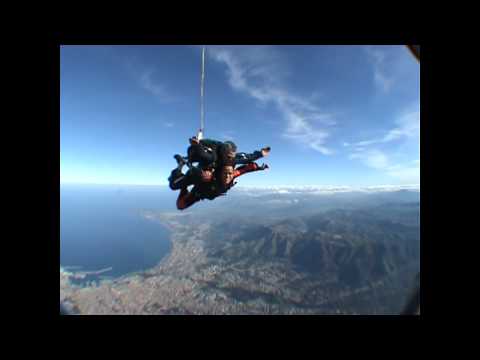 Lancio in  tandem Sicilia, tandem jump,Sicily, paracadutismo,skydiving.avi