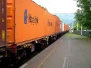 372-012 mit G�terzug im Elbtal