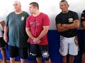 Bitetti, Arona, Belfort, Minotouro e Pequeno na Polícia Federal (por PORTALDASLUTAS.COM)