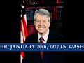 Jimmy Carter - Oath of office January 20th, 1977 Jimmy Carter - Oath of office January 20th, 1977