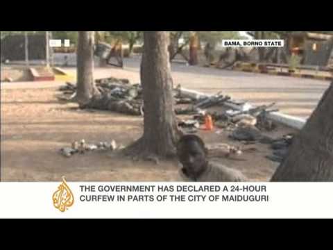 Nigerian army blockades Boko Haram base
