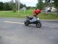Yamaha bw's R burnout