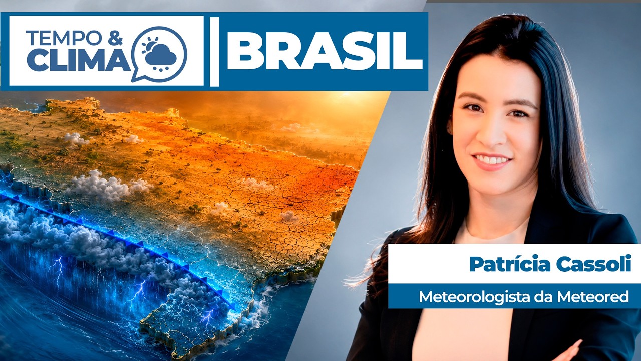 Chove no norte e nordeste, tempo  firme no restante do país!