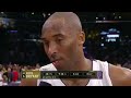 Kobe Bryant Postgame Interview  (Lakers vs Thunder 4.22.2012)