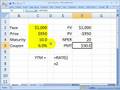 How to get yield to maturity (YTM) with Excel & TI BA II+
