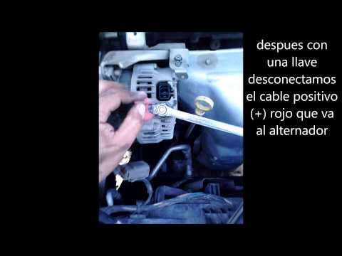 how to change an alternator on a 2003 nissan altima