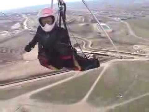 Hang gliding at Point of the Mountain