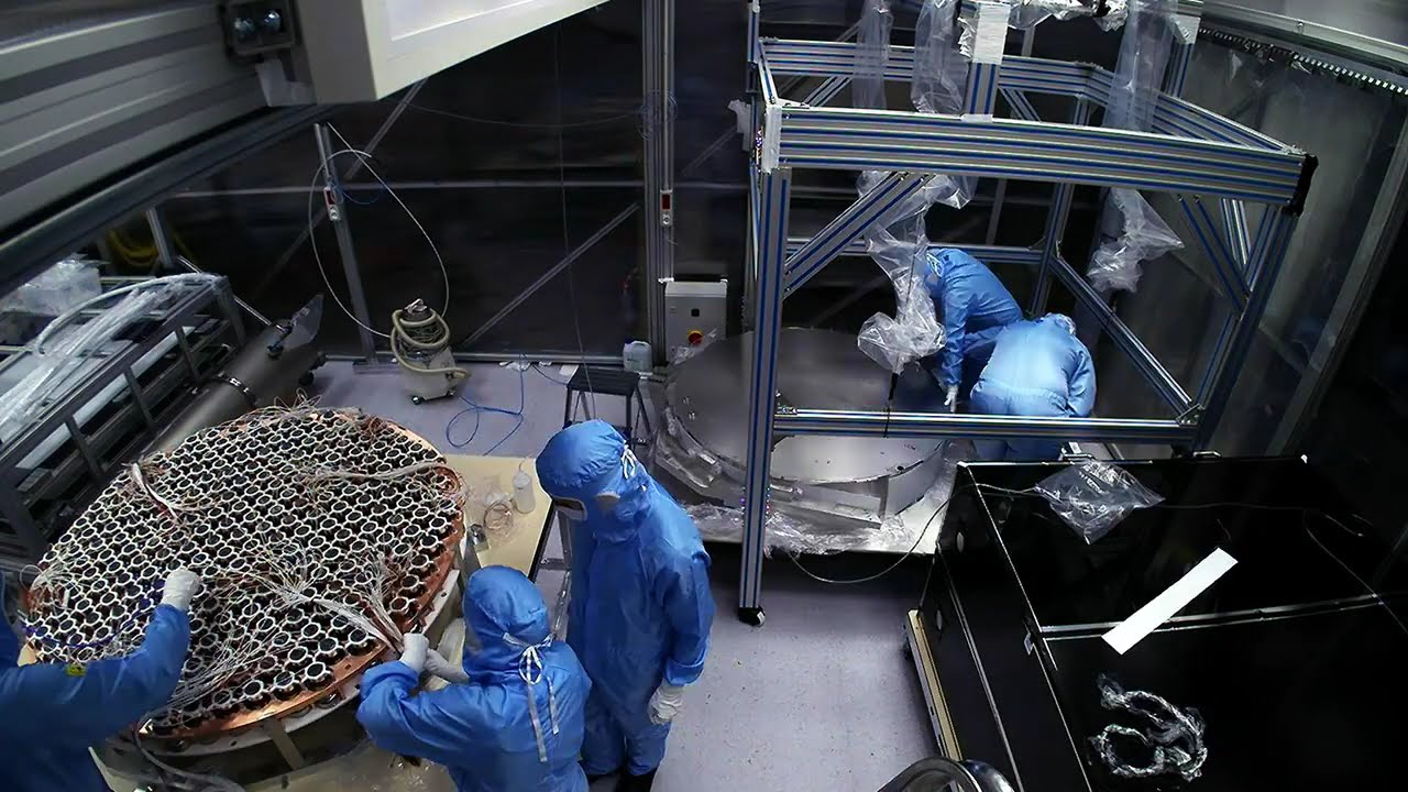 Lifting of Bell and Top PMT array