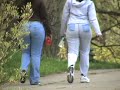 Booty at a park