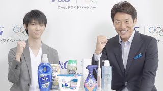 松岡修造が引き出す、羽生結弦の素顔の熱い想い／P&G CM+インタビュー