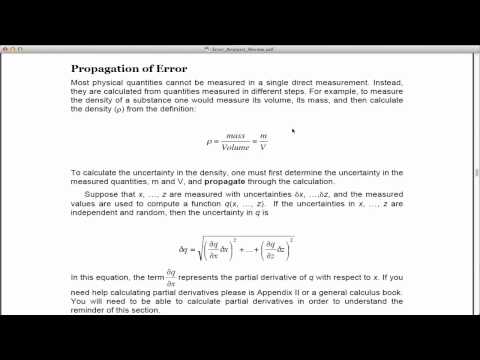 how to perform error analysis