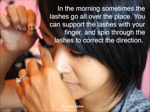 how to care eyelash extensions