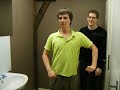 Marko dancing in toilets