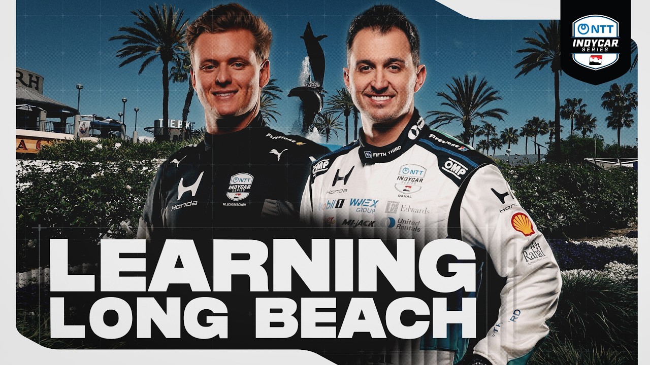 Schumacher & Rahal MIC’D UP at Long Beach 👀 | INDYCAR