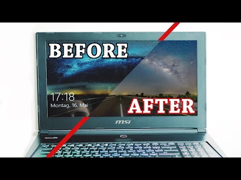 HOW TO: NOTEBOOK DISPLAY ENTSPIEGELN !!!