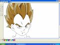 SSJ Kid Vegeta In MS Paint