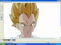 SSJ Kid Vegeta In MS Paint