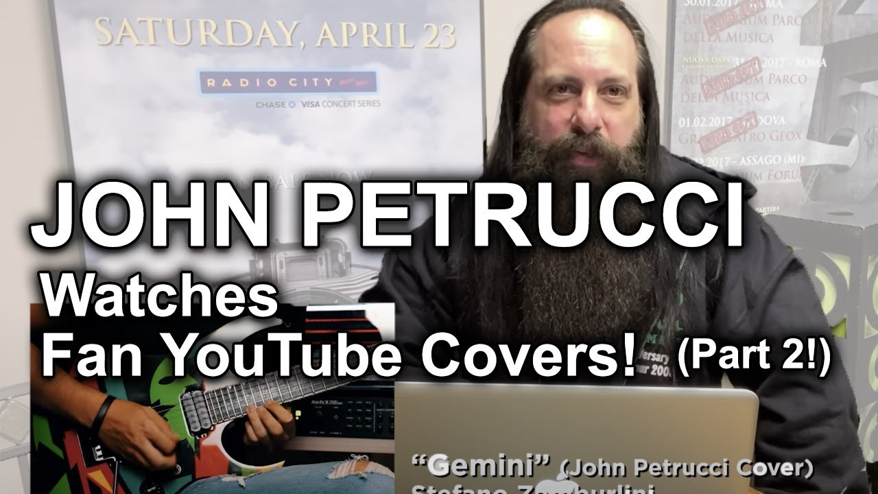 John Petrucci (Dream Theater) - 第2弾 YouTubeにファンがアップしたカバー演奏を本人が視聴してコメント MetalSucksが公開 thm Music info Clip