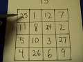 Magic Square Tutorial