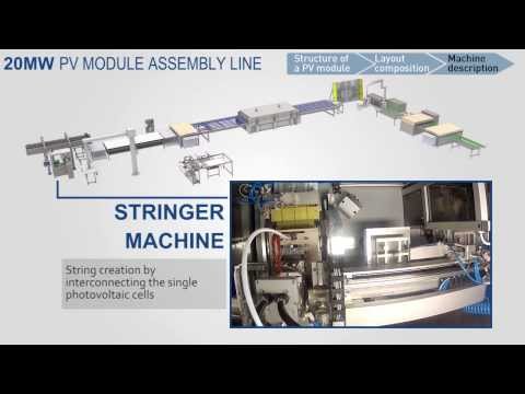 20MW Semi-automatic turnkey solar module manufacturing