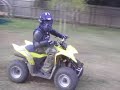 Ollie & jessie having fun on quad bikes