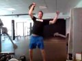 Vändning med stöt 32 kg kettlebell