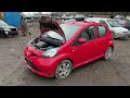 Toyota Aygo 1.0 12V VVT-i Sloopvoertuig (2007, Rood)