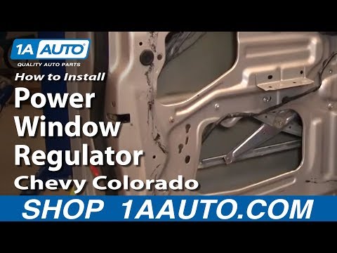 How To Install Replace Front Power Window Regulator Chevy Colorado 04-12 1AAuto.com
