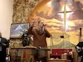 fosforito and jason in my church at 247 east 7th street between ave c & ave d.  fosforito singing 