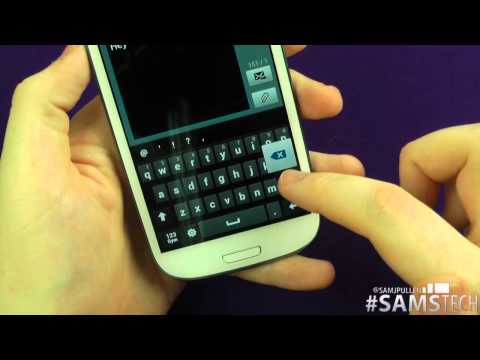 Samsung Galaxy S3 - Keyboard