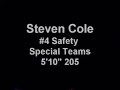 steven cole - wingate university - strong safety - nj/nc