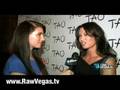 Sarah Larson Hosts Tao Nightclub at Venetian Hotel