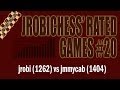 Chess Match: jmmycab (1404) vs jrobi (1262)