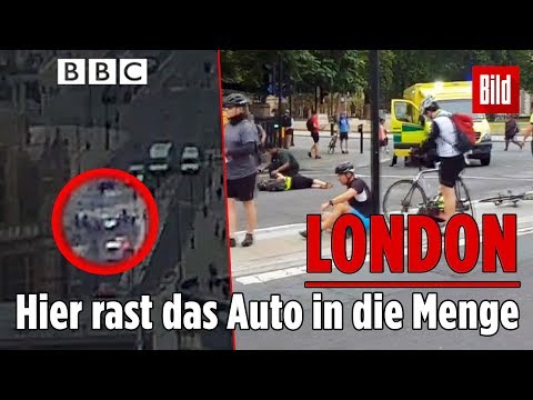 London: Auto-Anschlag in Westminster in der Nhe des  ...