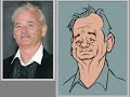 6/6- JoeBluhm paints a Bill Murray cartoon