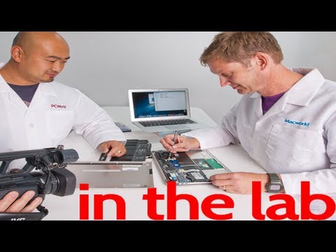 PCWorldVideos - Tony and Jim from the PCWorld labs teardown a Macbook Air and an Asus Ultrabook!