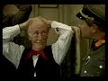 after the plot to get the two british airmen out failed, maria disguises them as waitresses at the caf�. meanwhile, a frustrated ren� returns to the painting of the fallen madonna with the big boobies. he hides it behind an ugly painting in his caf� which is immediately recognized by general von klinkerhoffen as a van gogh and requisitioned for his office in the chateau. he also requistions the two new maids in caf� ren� - or as they are better known: the two british airmen in disguise.

realizing that the two airmen will be recognized right away, michelle of the r�sistance comes up with another hairbrained scheme of digging a tunnel from monsieur alphonse's morgue into the prisoner of war camp and smuggling in the two airmen into the camp.

to get the airmen to monsieur alphonse, edith comes up with a typical french saturday pastime: a fandango festival which ends in the husband running away with two ladies of the night and the wife killing them. using the captain's gun, loaded with blanks, madame edith 