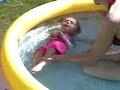 2004.7.11. Andrea and Sophia in wading pool II