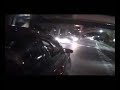 Dangerous Drift on an open road intersection