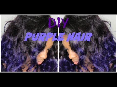 how to do purple ombre at home