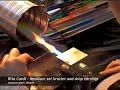 This video shows the creative flair of Rita Cardi, Venetian Glass Master, while she is making a Necklace set braclet and drop earrings in Murano blown glass.